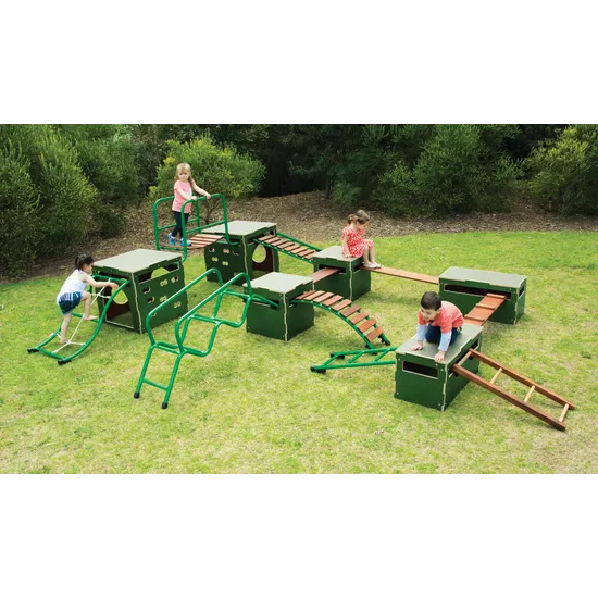 Cube Large Playset - Plywood - Modern Teaching Aids NZ