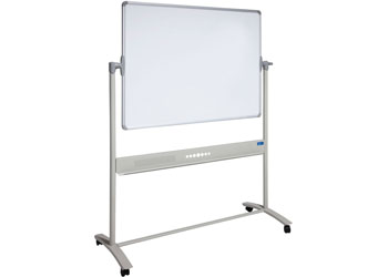 Visionchart Magnetic Porcelain Mobile Whiteboard – 180 x 120 cm