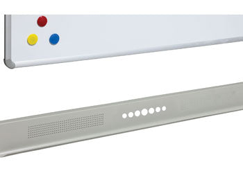 Visionchart Magnetic Porcelain Mobile Whiteboard – 180 x 120 cm
