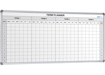 Visionchart School Planner Whiteboard 4 Terms