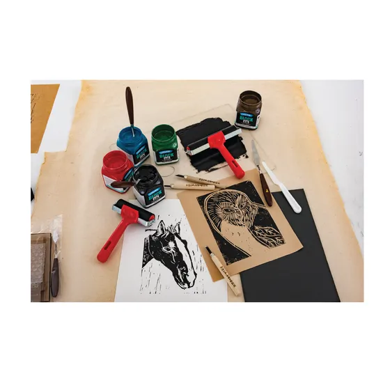 Derivan Block Printing Ink, Black - 250ml - Modern Teaching Aids NZ