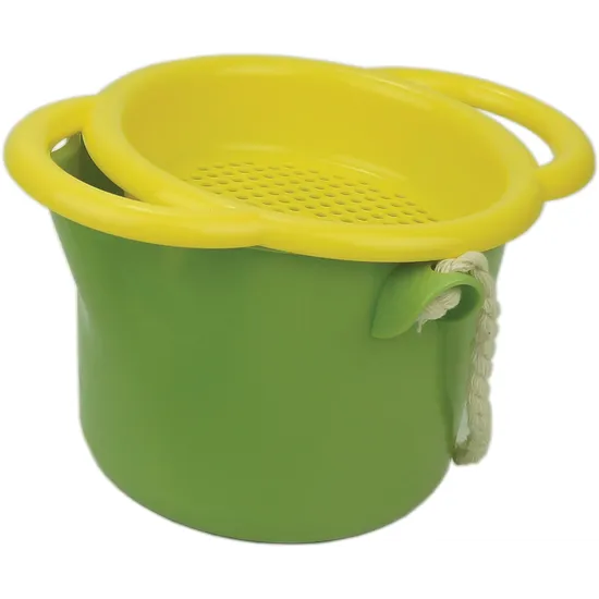 Viking Toys - Eco Bucket Set w/ Sieve & 2 vehicles - Modern Teaching Aids NZ