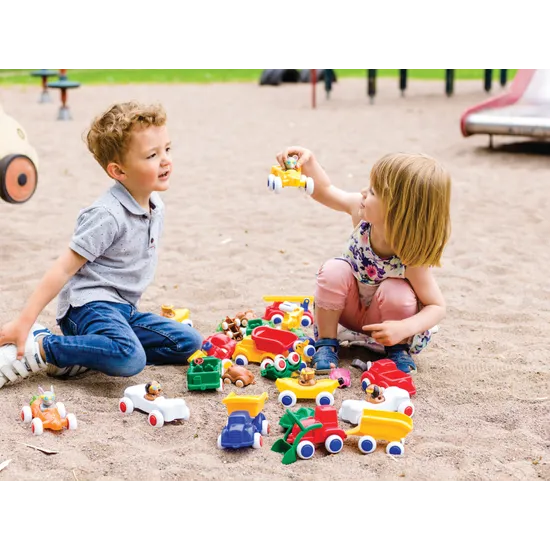 VikingToys - Mixed Bucket of Vehicles 30 Piecess - Modern Teaching Aids NZ