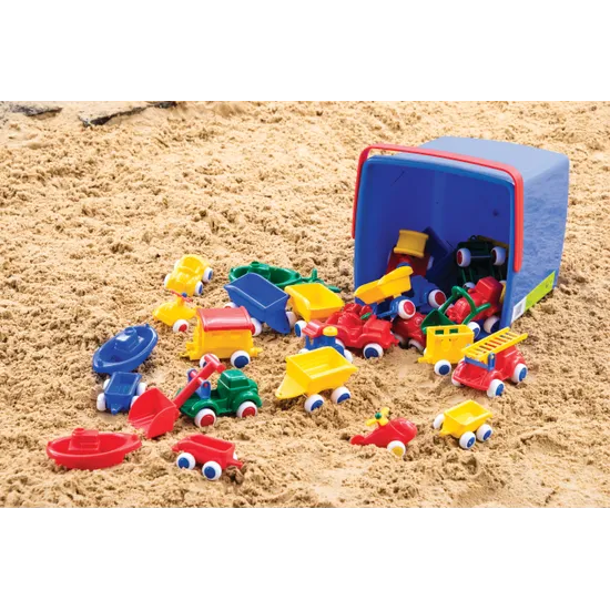 Viking - Jumbo Trucks & Chubbies Toy Bucket of 30 - Modern Teaching Aids NZ