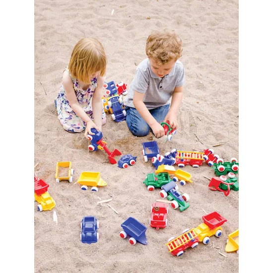 Viking - Jumbo Trucks & Chubbies Toy Bucket of 30 - Modern Teaching Aids NZ