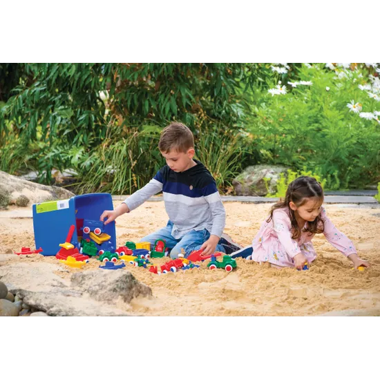 Viking - Jumbo Trucks & Chubbies Toy Bucket of 30 - Modern Teaching Aids NZ