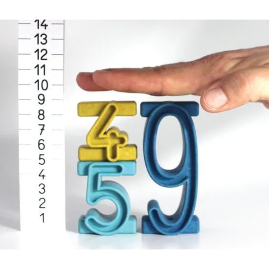 Tower Numbers - Set of 34 - RE-Wood® - Modern Teaching Aids NZ