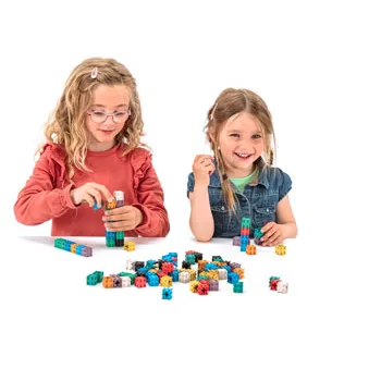 Interlocking Cubes - 2cm - Set of 100 - ReWood - Modern Teaching Aids NZ