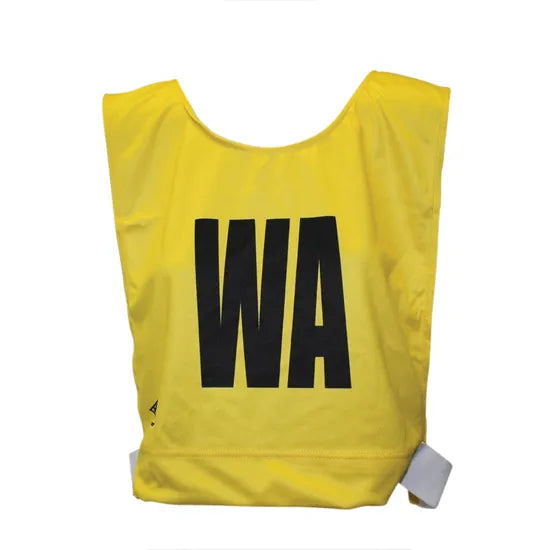 Netball Bibs Senior - Fluoro Yellow & Black - Modern Teaching Aids NZ