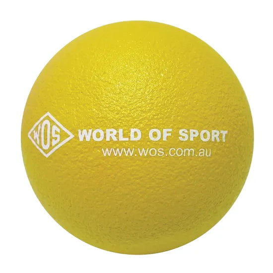 WOS Density Foam Ball 9cm Yellow - Modern Teaching Aids NZ