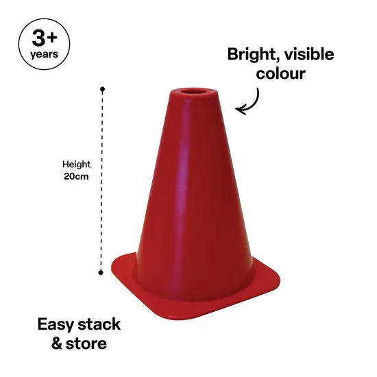 Cone 20cm Red - Modern Teaching Aids NZ
