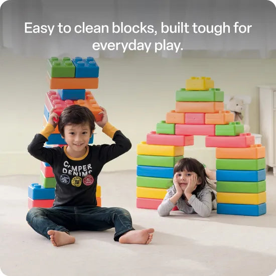 Weplay Brick Me Giant Building Blocks - Set of 45 - Modern Teaching Aids NZ