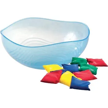 WePlay Rocking Bowl & Bean Bags Kit - Vestibular - Modern Teaching Aids NZ
