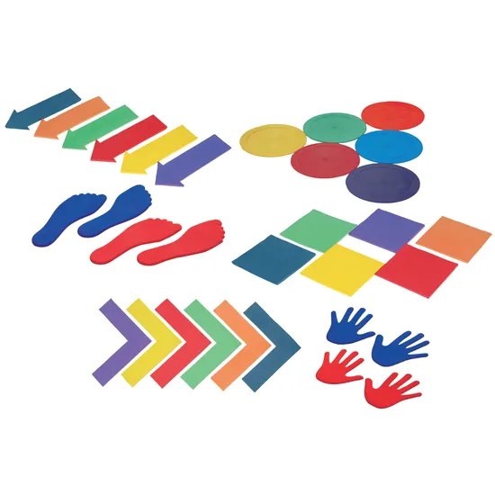 Floor Markers - Set of 36 - Modern Teaching Aids NZ