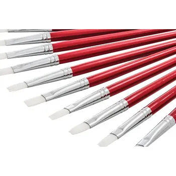 Creatistics Taklon Round & Flat Brush Kit- Pack of 72 - Modern Teaching Aids NZ