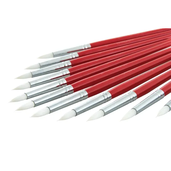 Creatistics Taklon Round Paint Brush Size 10- Pack of 12 - Modern Teaching Aids NZ