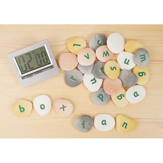 Alphabet Pebbles - Word-building Set - Modern Teaching Aids NZ