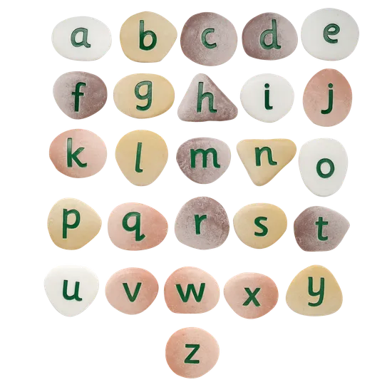 Jumbo Alphabet Pebbles - Modern Teaching Aids NZ