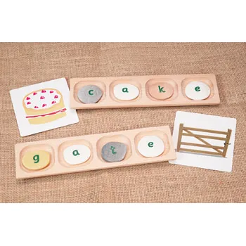 4 Pebble Word Building Trays Set of 6 - Modern Teaching Aids NZ