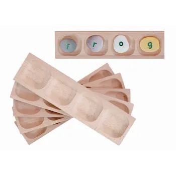 4 Pebble Word Building Kit