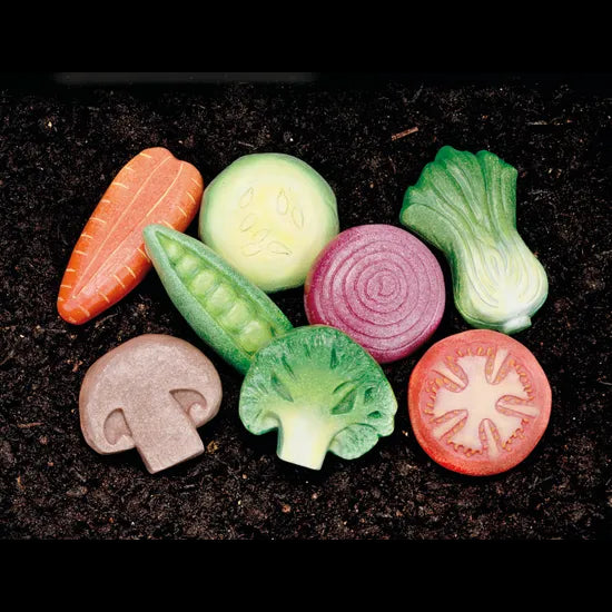 Sensory Play Stones: Vegetables 8 Piecess - Modern Teaching Aids NZ
