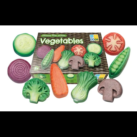 Sensory Play Stones: Vegetables 8 Piecess - Modern Teaching Aids NZ