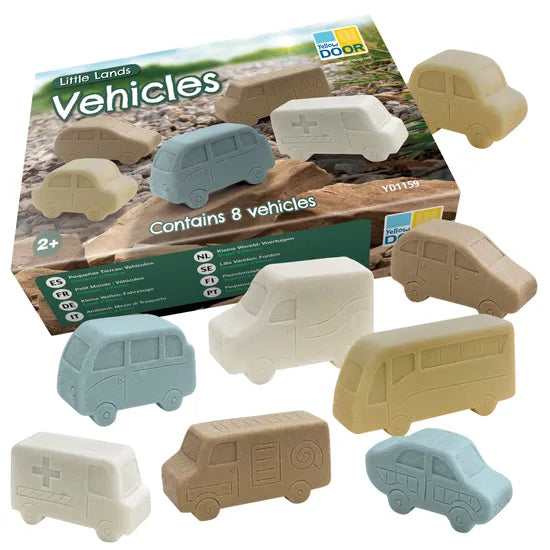 Little Lands Vehicles Set of 8 - Modern Teaching Aids NZ