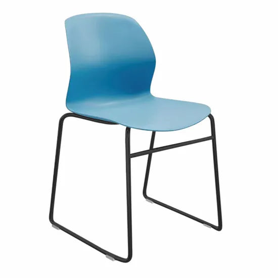 Ergerite Stackable Sled Chair - Blue
