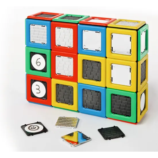 Magnetic Polydron - Panels - Set of 40 - Modern Teaching Aids NZ