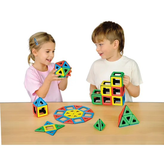Magnetic Polydron Exploration Set - 184 pieces - Modern Teaching Aids NZ