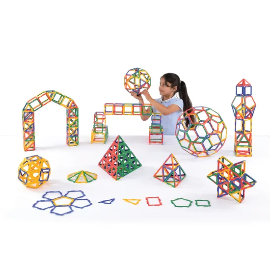 Polydron Frameworks Multi Pack - 2D & 3D Geometry, Set of 460 - Modern Teaching Aids NZ