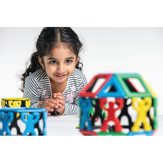 Magnetic Polydron Acrobat Set 54 Pieces