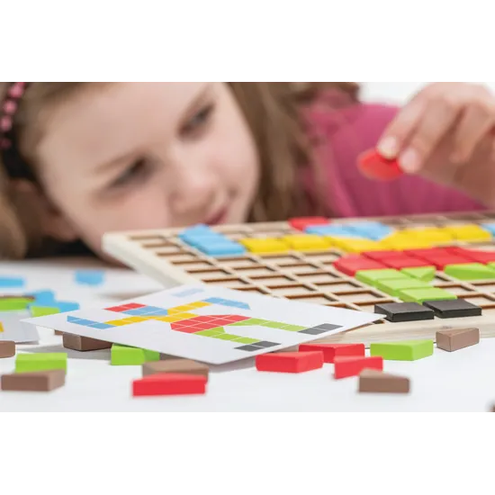 Wooden Mosaic Set - Modern Teaching Aids NZ