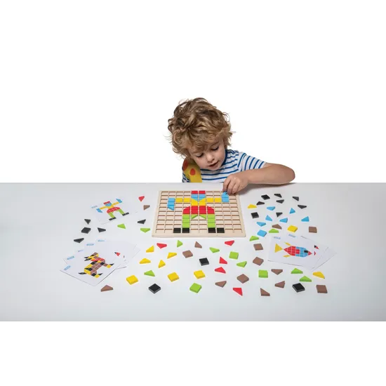 Wooden Mosaic Set - Modern Teaching Aids NZ