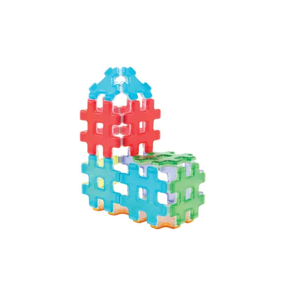Magnetic Polydron - Transparent Shapes - 70 Pieces - Modern Teaching Aids NZ