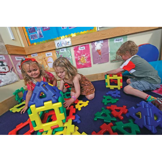 Giant Polydron Set of 40 - Modern Teaching Aids NZ