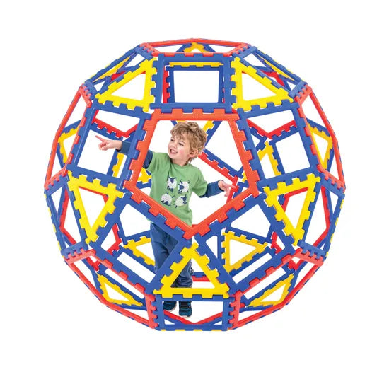 XL Polydron Geo Dome Set of 62 - Modern Teaching Aids NZ