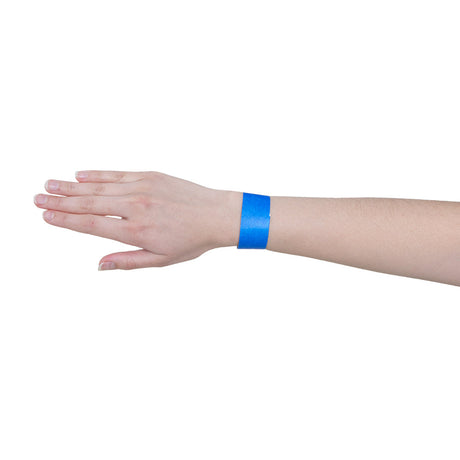 Disposable Wrist Bands Blue x 100 - Modern Teaching Aids NZ
