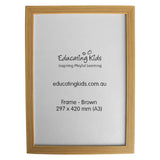 Frame Timber - A3 - Modern Teaching Aids NZ