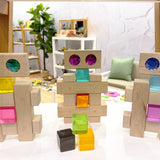 Double Gem Blocks - 45pc - Modern Teaching Aids NZ