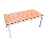 Outdoor Child Table Teak & White 115x60x50cm - Modern Teaching Aids NZ