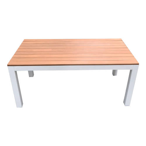 Outdoor Child Table Teak & White 115x60x50cm - Modern Teaching Aids NZ