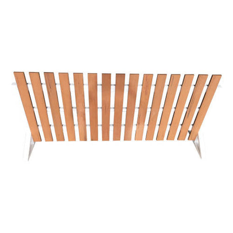 Outdoor Fence - Teak & White 150x40x70 - Modern Teaching Aids NZ