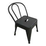 Set of 4 Child Tolix Chair Charcoal 30cmH - Modern Teaching Aids NZ