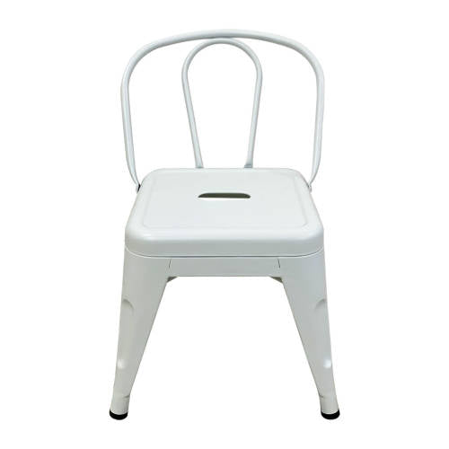 Set of 4 Child Tolix Chair White 30cmH - Modern Teaching Aids NZ