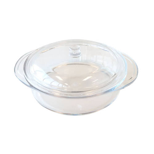 Clear Serving Bowl with Lid 1.7L - Modern Teaching Aids NZ