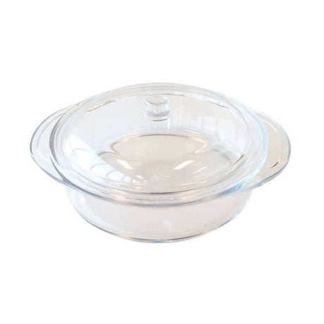 Clear Serving Bowl with Lid 1.7L - Modern Teaching Aids NZ