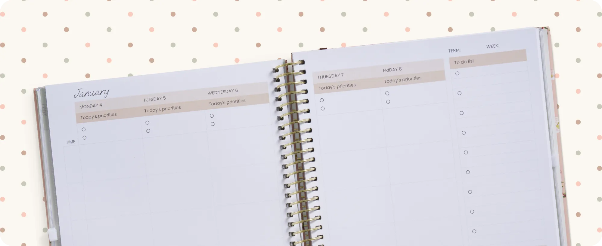 New weekly to-do lists to help manage important tasks.