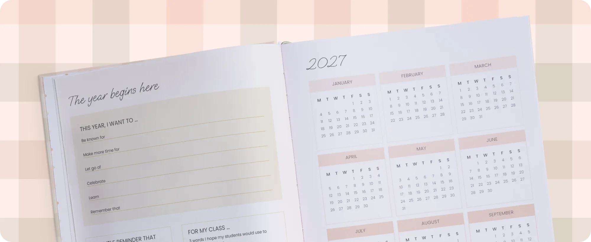 New year, fresh page. Set goals, intentions and your teaching ‘why’ for 2027. 