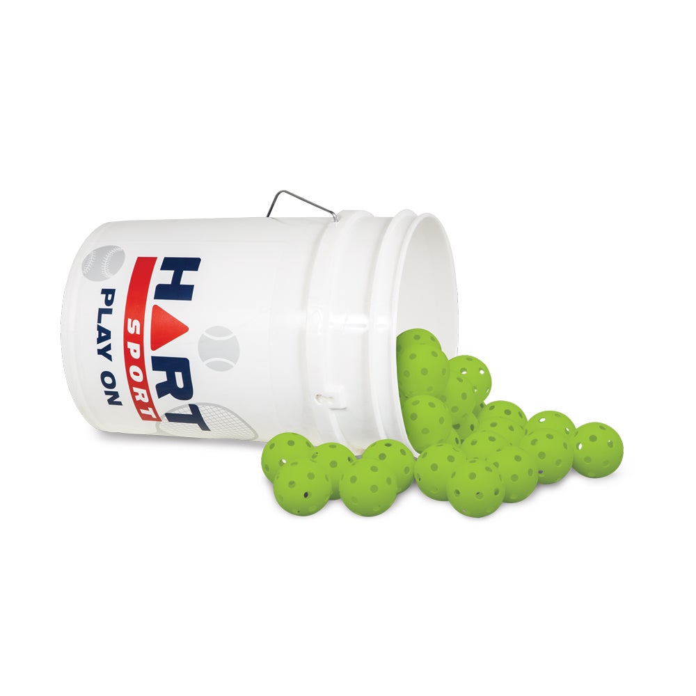 HART Bucket of Indoor Pickleballs